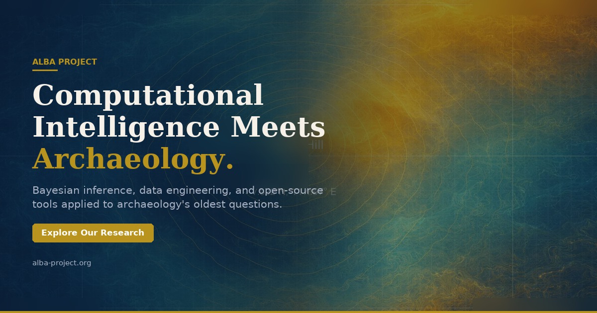 ALBA — Computational Intelligence Meets Archaeology