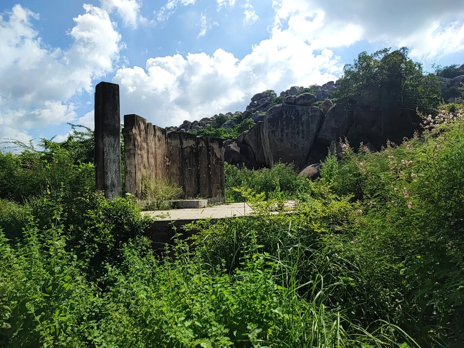 Interior of the Barabar Caves, polished granite surface